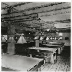 Billiards room of the Athens Athletic Club in Oakland, California