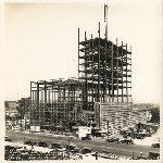 Elks Club Building of Oakland, California in mid-construction