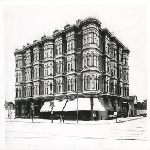 Albany Hotel on Broadway and 15th Street in Oakland, California