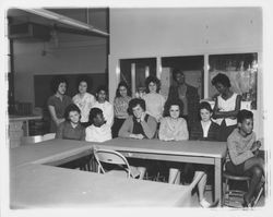 Students at Career Day at Los Guilicos, Santa Rosa, California, 1964