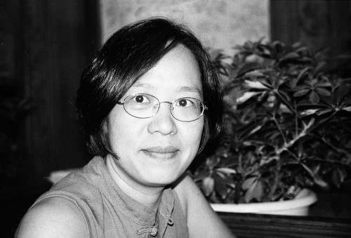 Ning Ying in a friend's apartment in Beijing