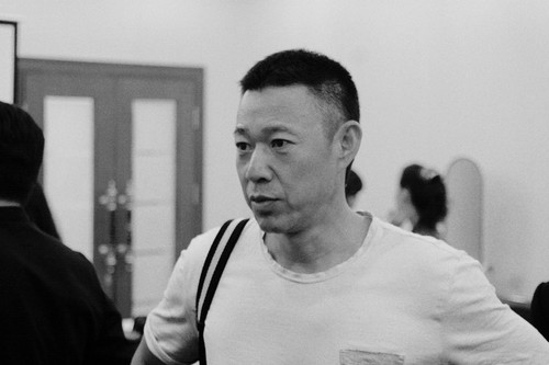 Zhang Fengyi at opening reception