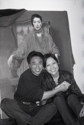 Yan Li and Liu Sola in Liu Sola's NYC apartment 1 of 5