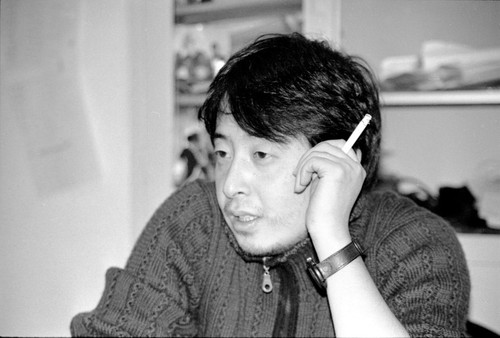 Jia Zhangke in his Beijing studio in 2001 1 of 3