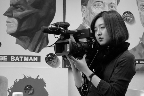 Fan Xiaochun making documentary film of Anton Kandinsky 3 of 4