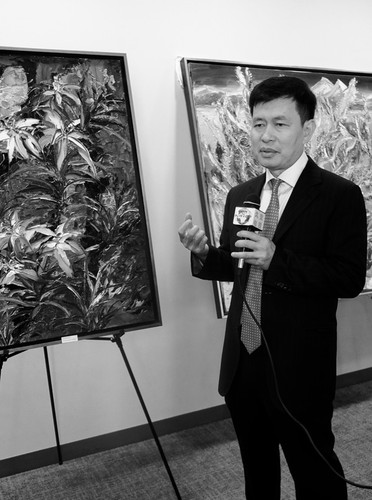 Gala dinner reception at United Nations for Zhou Changxin’s art exhibition