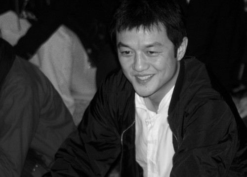 Li Yapeng at opening of Zhang Yang's play in Lijiang