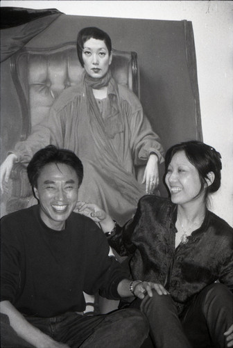 Yan Li and Liu Sola in Liu Sola's NYC apartment 2 of 5