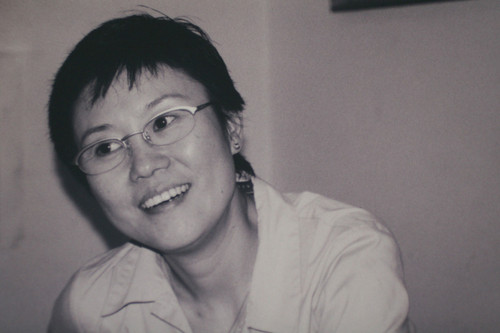 Li Shaohong in her office in Beijing Film Studio