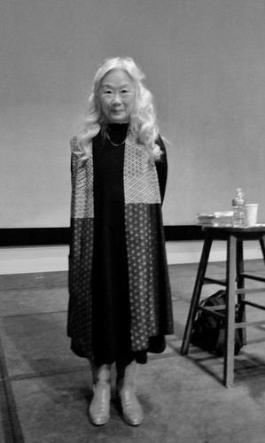 Maxine Hong Kingston at a reading in Long Island, NY