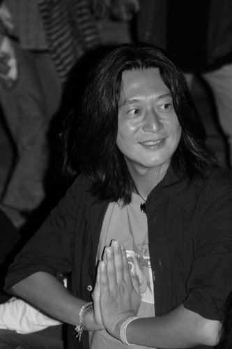 Wang Yao at opening of Zhang Yang's play in Lijiang