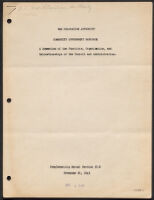 War Time Authority Community Government Handbook: A Summation of the Functions, Organization, and Relocationships of the Council of Administration