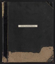 Standard Consolidated Gold Mining Co., stub book, 1891-06-05/1891-11-04