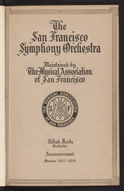 1917-1918 Season Programs