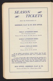 1922-1923 Season Programs