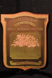 1951 Peach Blossom 3rd Best Theme Floats Plaque