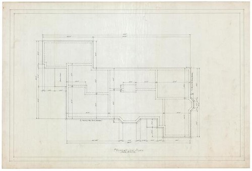 E. H. Blue, job 425, foundation plan