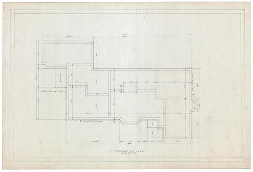 E. H. Blue, job 425, foundation plan