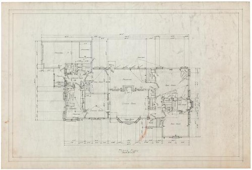 E. H. Blue, job 425, floor plan