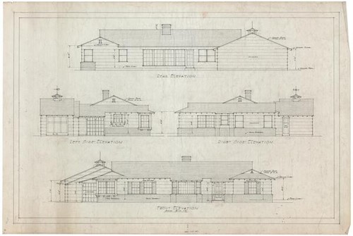 E. H. Blue, job 425, front elevation