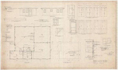 Prefab for the V. C. Britton Ranch, job 513, sheet 1