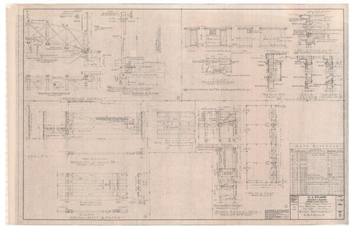 Santa Clara County Fairgrounds, rodeo fencing and gate details, sheet no. 5