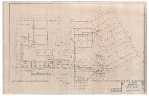 Santa Clara County Fairgrounds, plan of rodeo fencing and chutes at west end of field, sheet no. 2