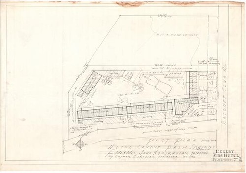 Desert King Hotel, plot plan, sheet no. 2