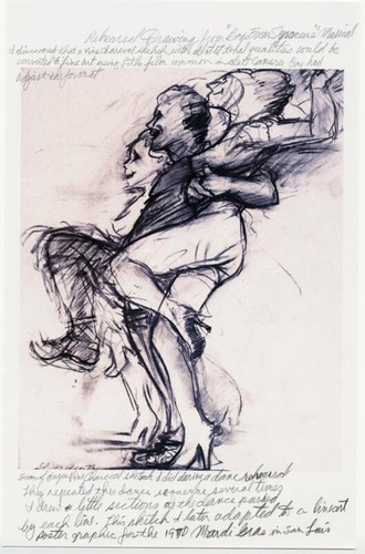 Rehearsal drawing from 'Boys from Syracuse' musical