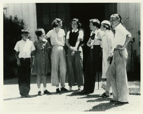 Amelia Earhart at Cal Poly, circa 1936