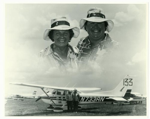 June Cunningham and Shirley Moore, 1977