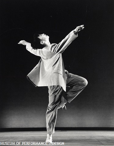 June Watanabe in her work, "Falling Man", 1994