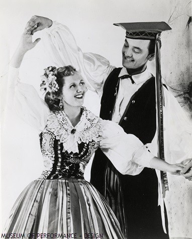 Marjorie Merkel and Carlos Carvajal, circa 1950