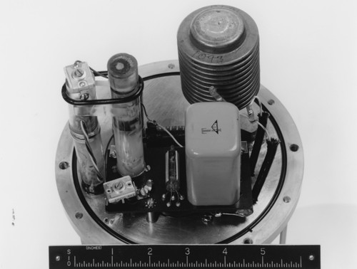 Diving depth gauge, exploded view