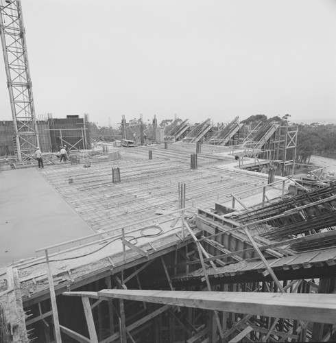 Construction of Geisel Library, UC San Diego