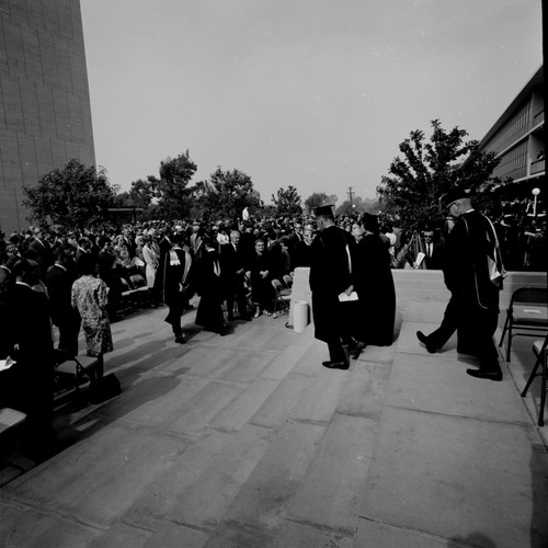 Academic procession at the installation of John S. Galbraith as UC San Diego Chancellor