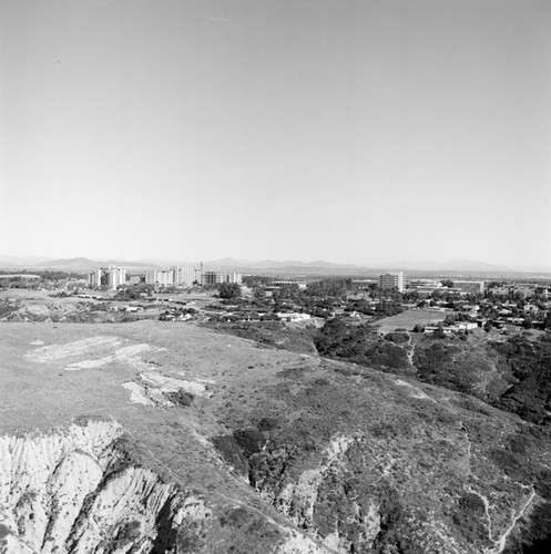 Aerial view of the La Jolla Farms area and UC San Diego campus