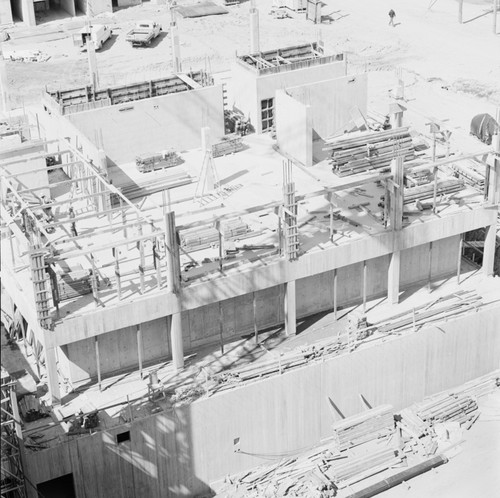 Construction of Geisel Library, UC San Diego