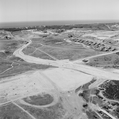 Aerial view of the UC San Diego campus (looking west)