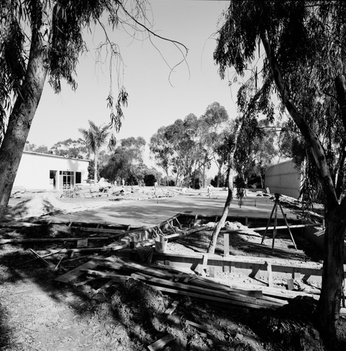 Construction of Chancellor's office, Revelle College, UC San Diego