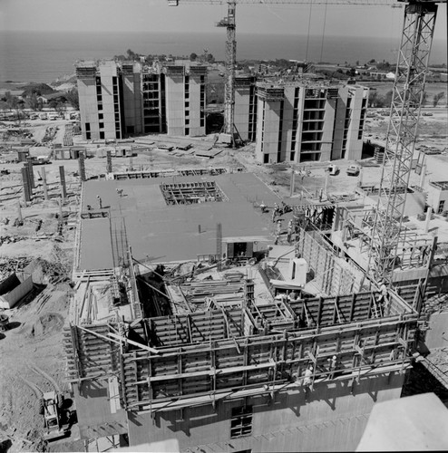 Construction on UC San Diego campus