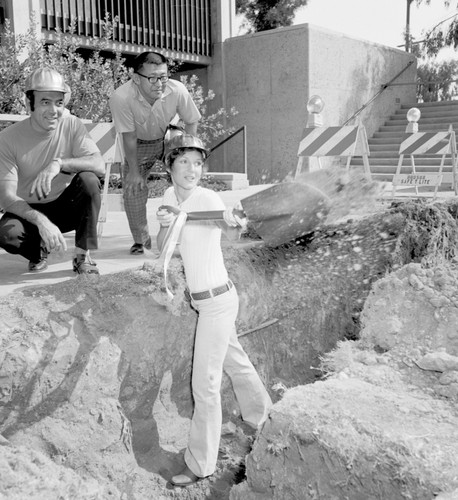 Groundbreaking ceremony for gymnasium, UC San Diego