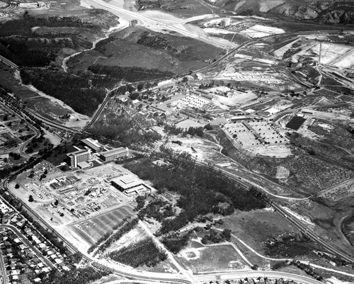 Aerial view of UC San Diego campus