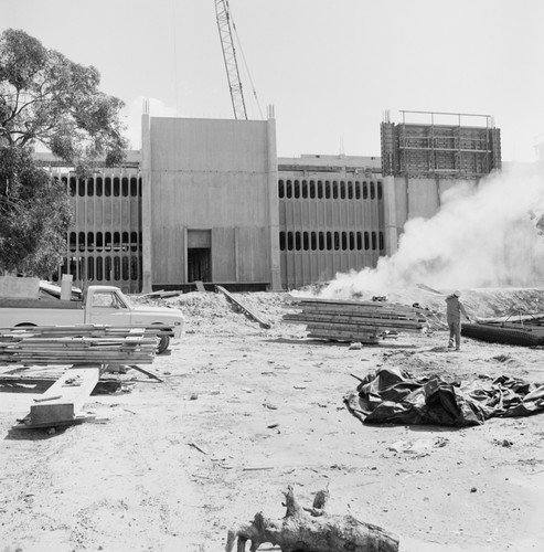 Construction on UC San Diego campus