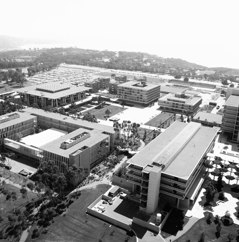 Aerial view of Revelle College campus, UC San Diego