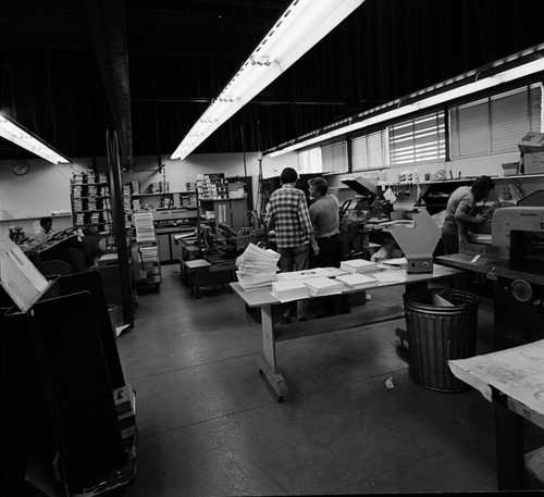 Central Duplicating Center (interior), UC San Diego