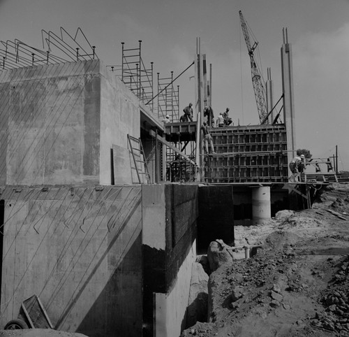 Construction on the campus of UC San Diego