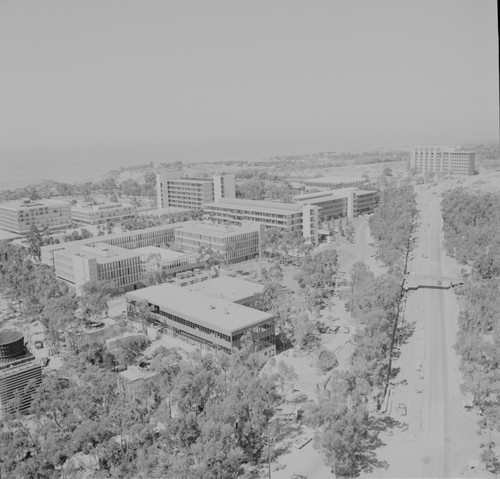 Aerial view of UC San Diego campus