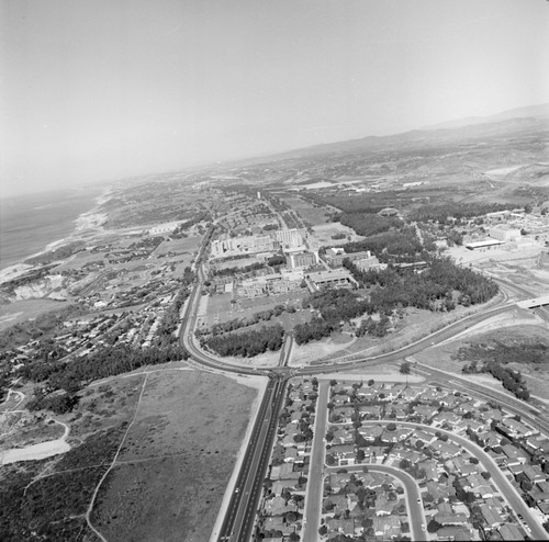 Aerial view of the UC San Diego campus (looking north)