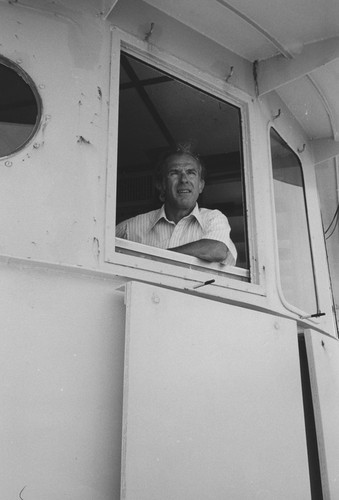 Peter S. Branso aboard the R/V Ellen B. Scripps